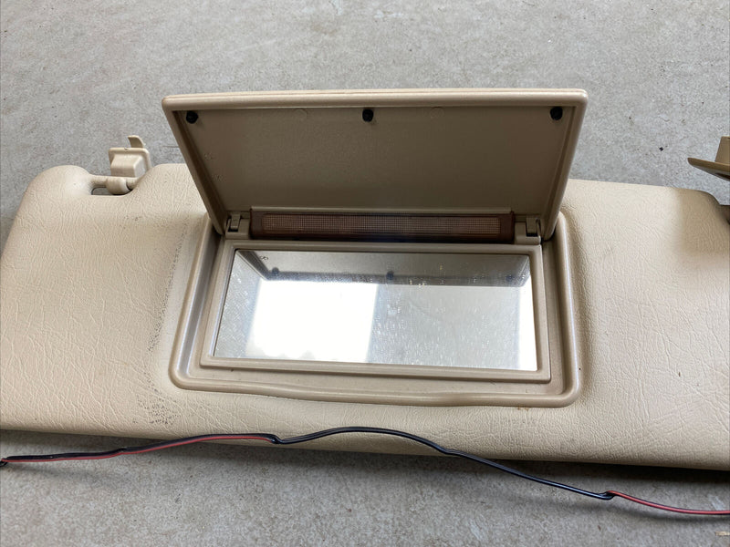 1998-2000 Volvo Sun Visor Tan Right Passenger Side OEM V70 V70R S70 #1265E