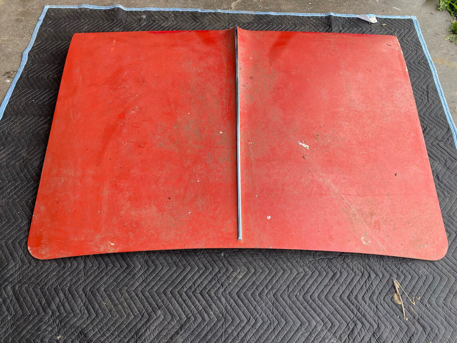 1961-1964 Buick Electra 225 Rear Deck Lid Trunk Panel Red w/Trim OEM #2958E