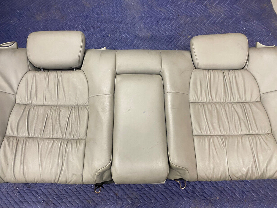 1997-2001 Lexus ES300 Toyota Rear Leather Seat Bench Gray Headrests OEM #2303E