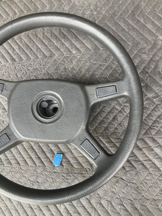 1982-1994 BMW E30 318i 325i Steering wheel 1152896 4 Spoke Black OEM #2166M