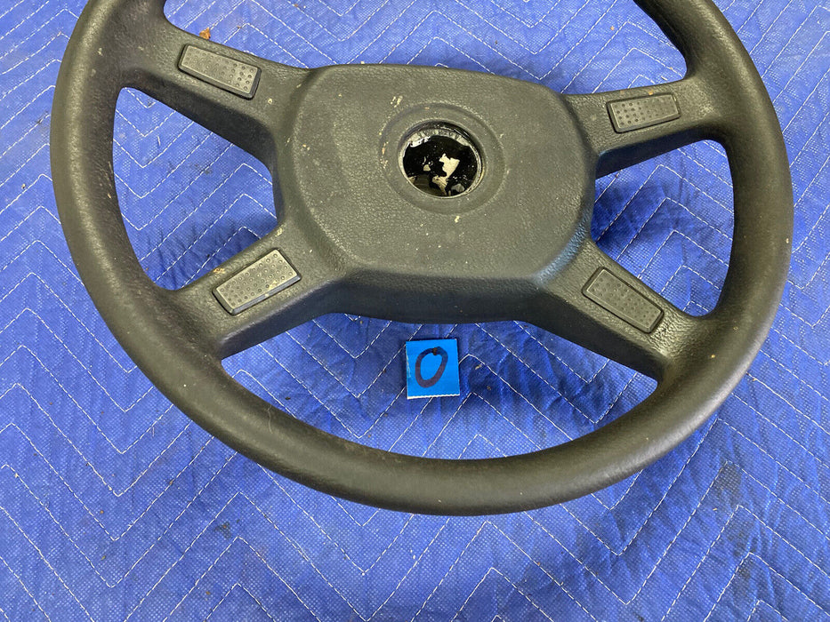 1982-1994 BMW E30 318i 325i Steering Wheel Black 1152896 4 OEM #2464M