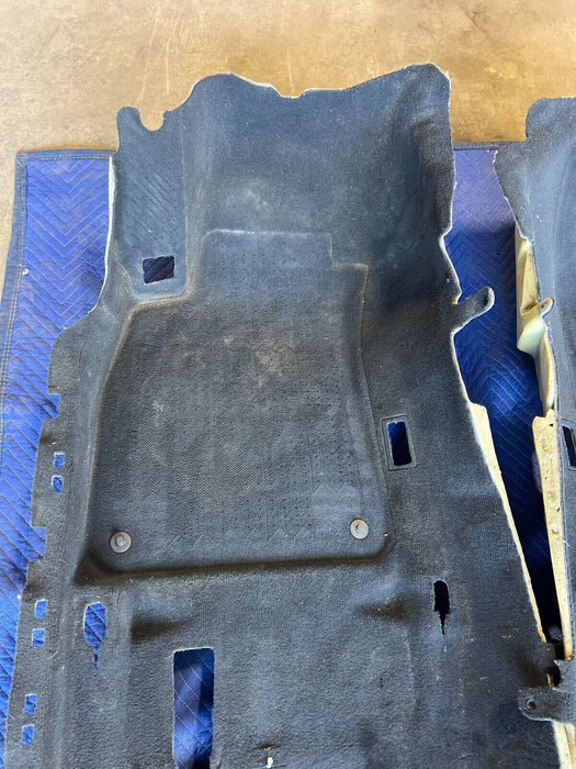 2003-2009 Audi S4 B6 B7 8E Interior Black Molded Carpet Set 8E1863021 OEM #558EM