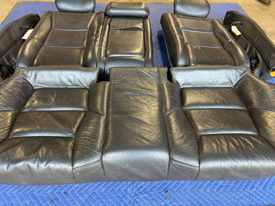 2005-2007 Volvo S60R Rear RH & LH Nordkap Blue Leather Bench Seat Set OEM#1222EM