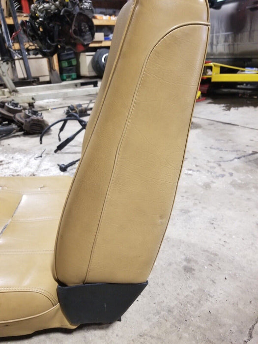 Volvo 240 244 245 Front Right Passenger Side Tan Vinyl Seat OEM #2680E