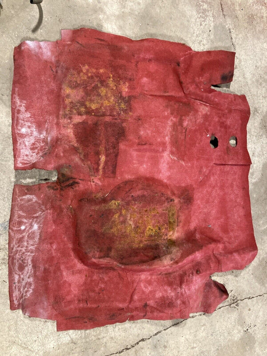 1976-1979 Cadillac Seville Trunk Liner Carpet Red Rug Floor Rear OEM #1750M