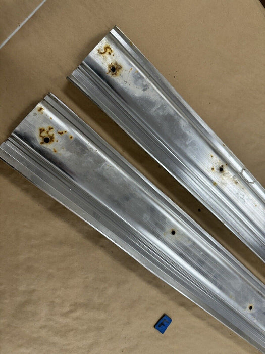 1968-1977 Corvette C3 Door Sill Plates Left & Right Scuff Panel Pair OEM #3215E