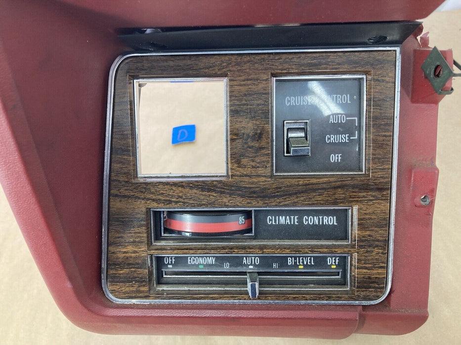 1976-1979 Cadillac Seville Left Red Climate Control Cruise Center OEM #1793M