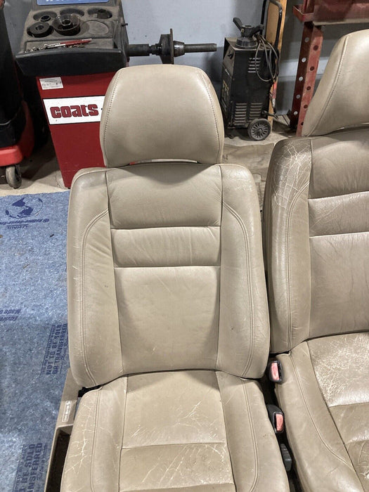 1992 1994 94 95 1997 Volvo 850 GLT Front Becket Seats Leather Tan Set OEM #661M