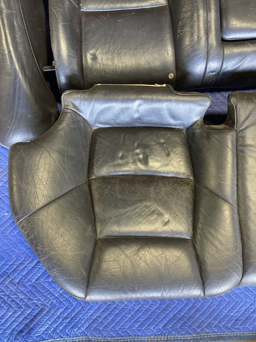 2004-2007 Volvo S60R S60 Rear Seat Black Bench Leather OEM #2833M