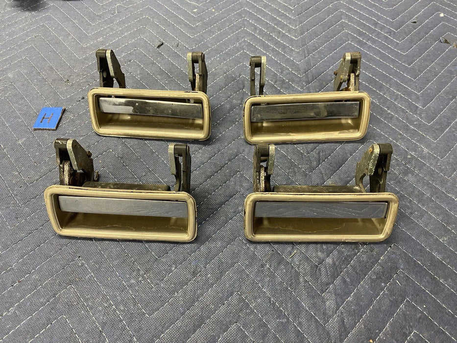 1979-1993 Volvo 240 244 245 Front & Rear Exterior Door Handles Set of 4 #2166E