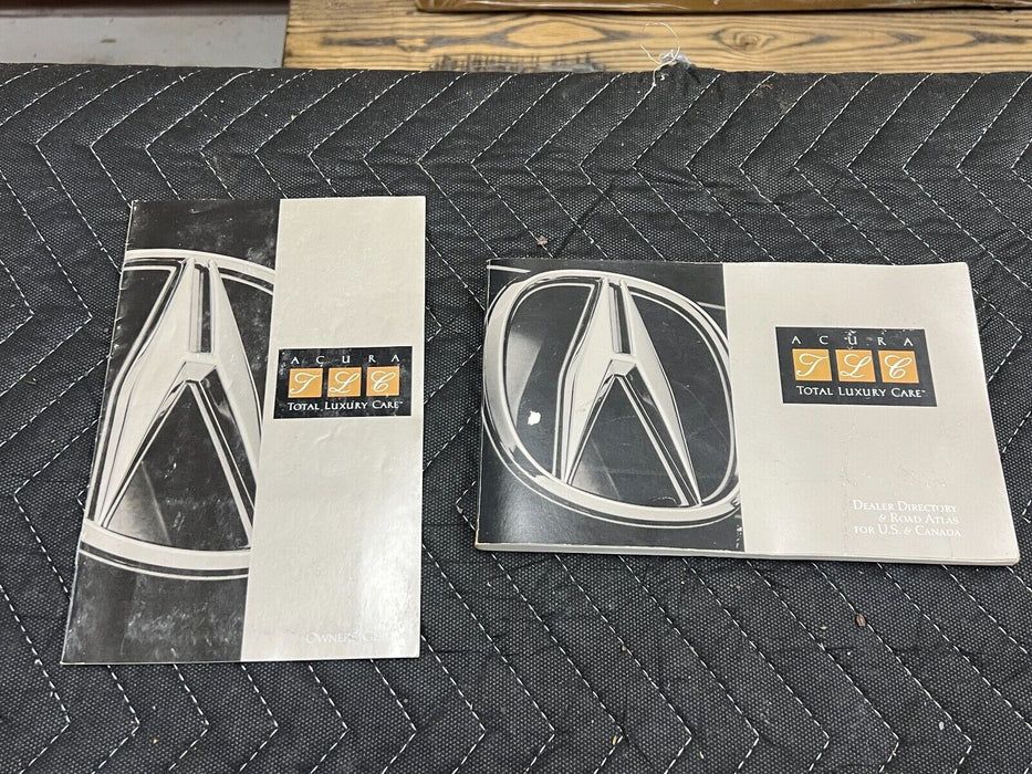 1995-1998 Acura TL Owner's Manual User Guide Book Set w/ Black Case OEM #790EM