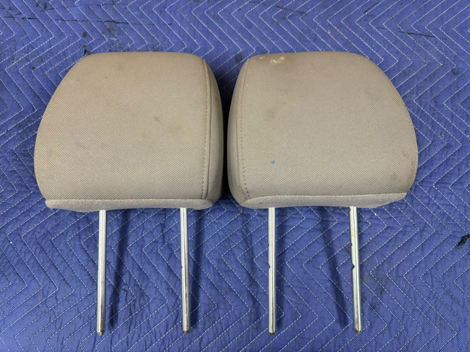 2004-2008 Ford F150 F250 F350 Gray Headrest Pair Front Bucket Seat OEM #3201E