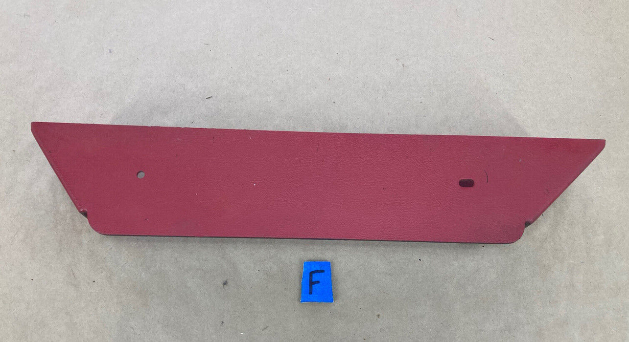 1976-1979 Cadillac Seville Seat Side Compartment Trim Red 3062559 OEM #1901M