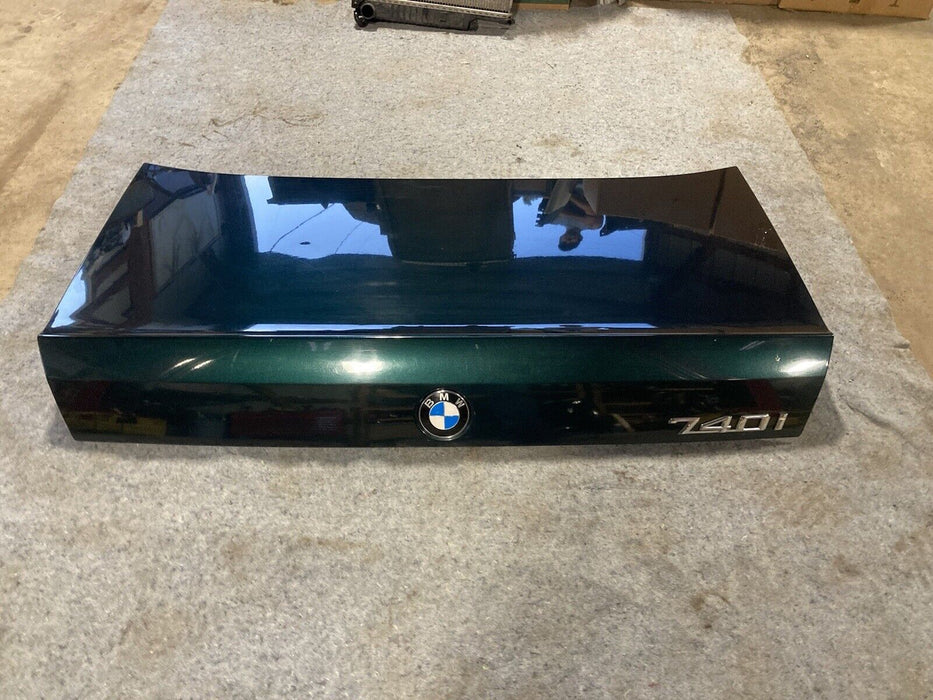 1986-1994 BMW 7 Series E32 Deck lid Trunk Panel Green Hatch Rear OEM #1075M