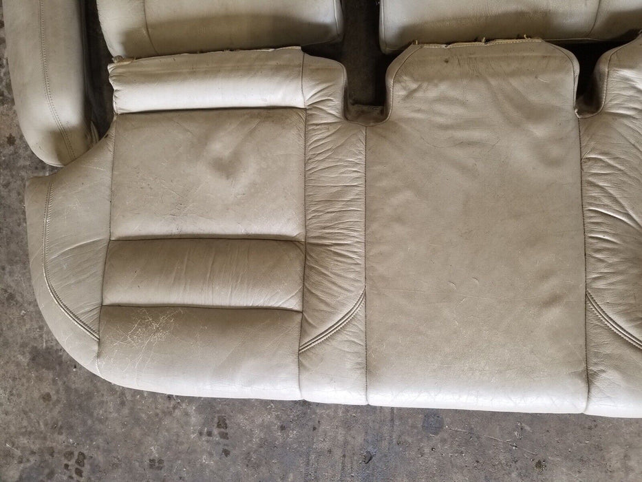 1992-1997 Volvo 850 850R *Sedan Only* Rear Seat Set Tan Leather OEM #2888E