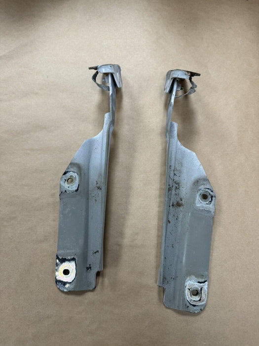 1992-2007 Ford E150 E250 E350 SD Hood Hinges Left & Right Pair OEM White #3283E