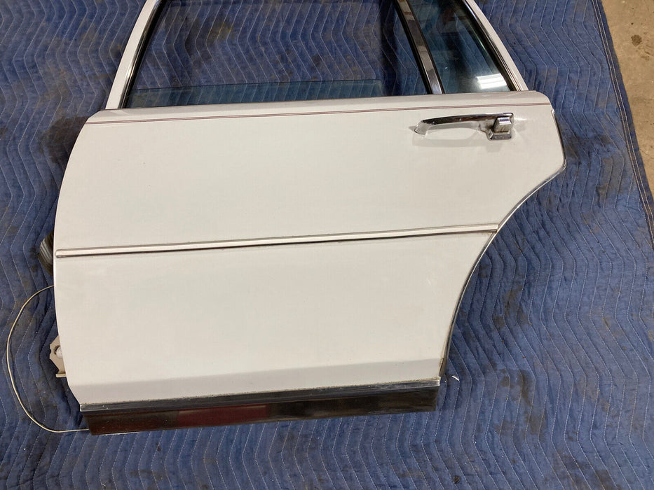 1976-1979 Cadillac Seville Left Driver Side Rear Door White Sedan OEM #1761M