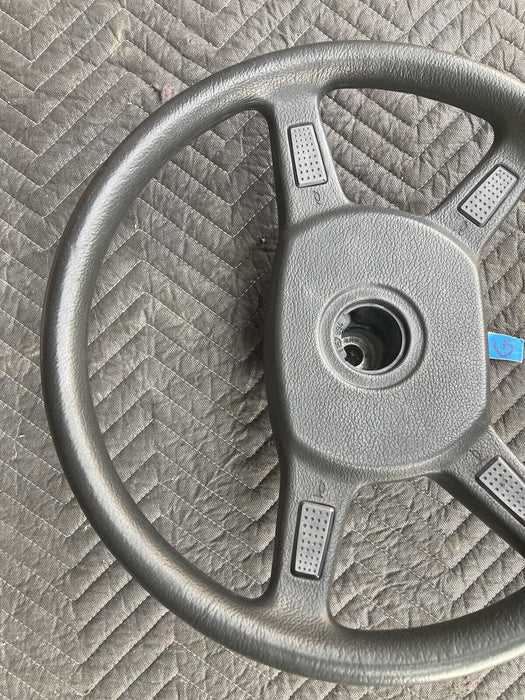 1982-1994 BMW E30 318i 325i Steering wheel 1152896 4 Spoke Black OEM #2166M