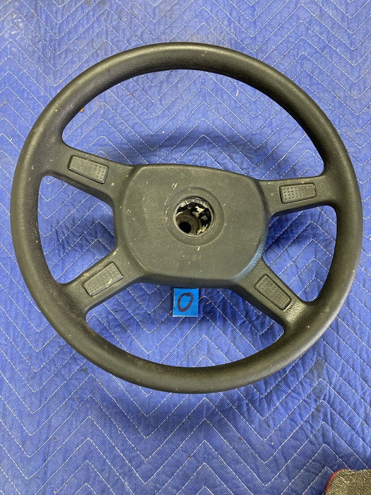 1982-1994 BMW E30 318i 325i Steering Wheel Black 1152896 4 OEM #2464M