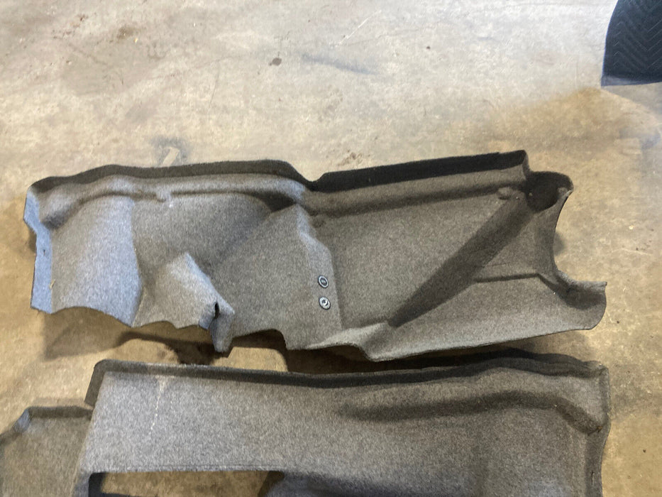 1986-1994 BMW 7 Series E32 Trunk Carpet Panels Side Wall Inserts OEM #1020M