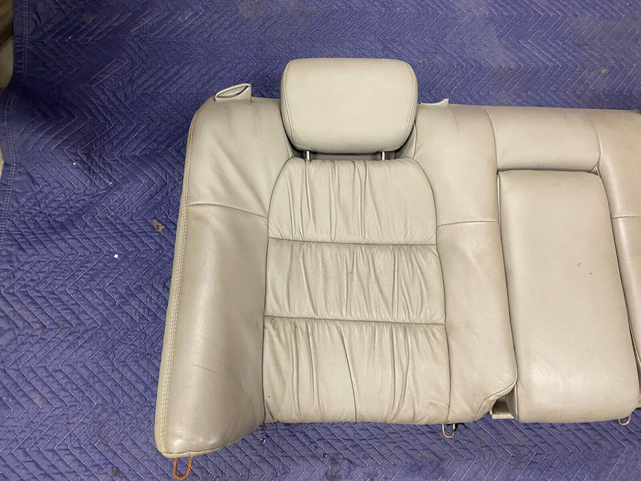 1997-2001 Lexus ES300 Toyota Rear Leather Seat Bench Gray Headrests OEM #2303E