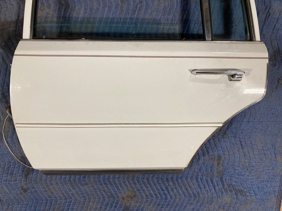 1976-1979 Cadillac Seville Left Driver Side Rear Door White Sedan OEM #1761M