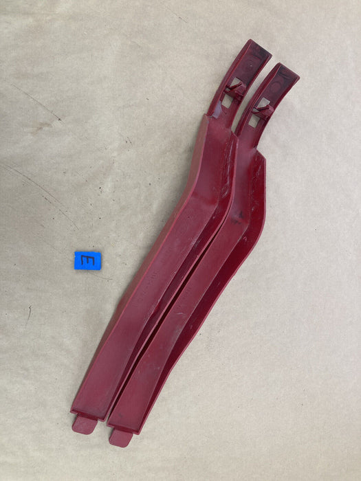 1976-1979 Cadillac Seville Pair Trunk Hinge Covers Red Arm 1736074 OEM #1825M