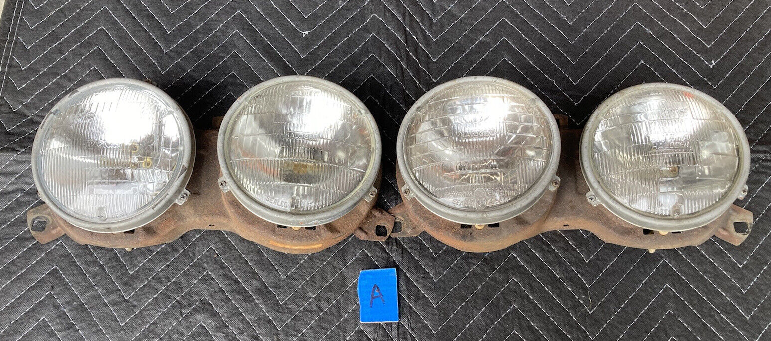 1982-1994 BMW E30 318i 325i Right Left Head Light Assembly Lamps OEM #2302M