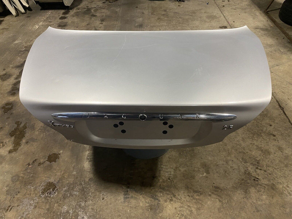 2002-2008 Jaguar X-Type 2.5L Complete Rear Trunk Deck Lid Silver OEM #1890E