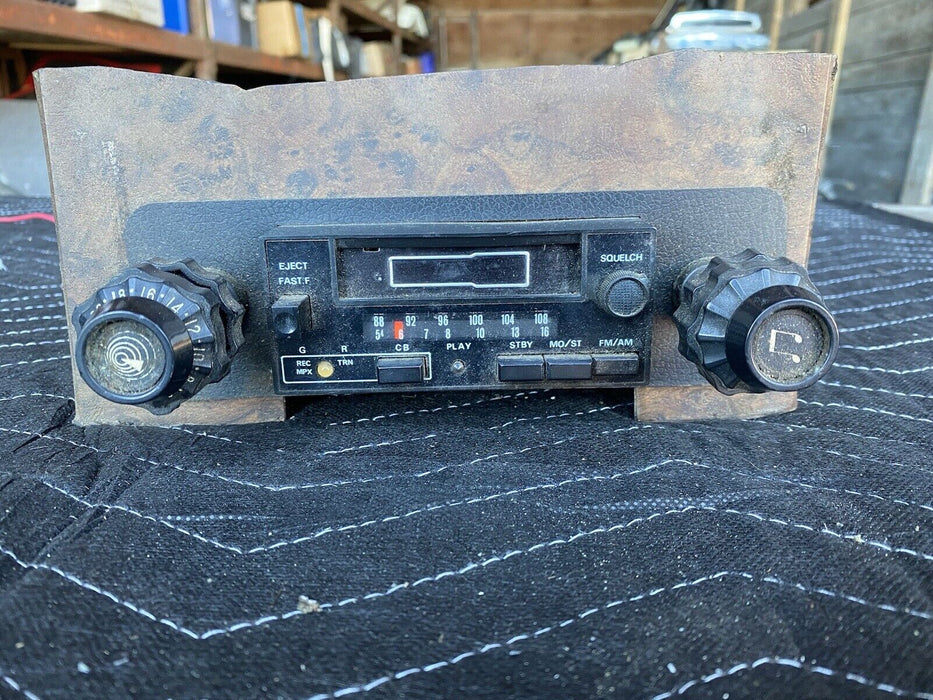 JIL All-in-One CB AM FM MPX Car Stereo Cassette Player Vintage 1976 606CB #1805E