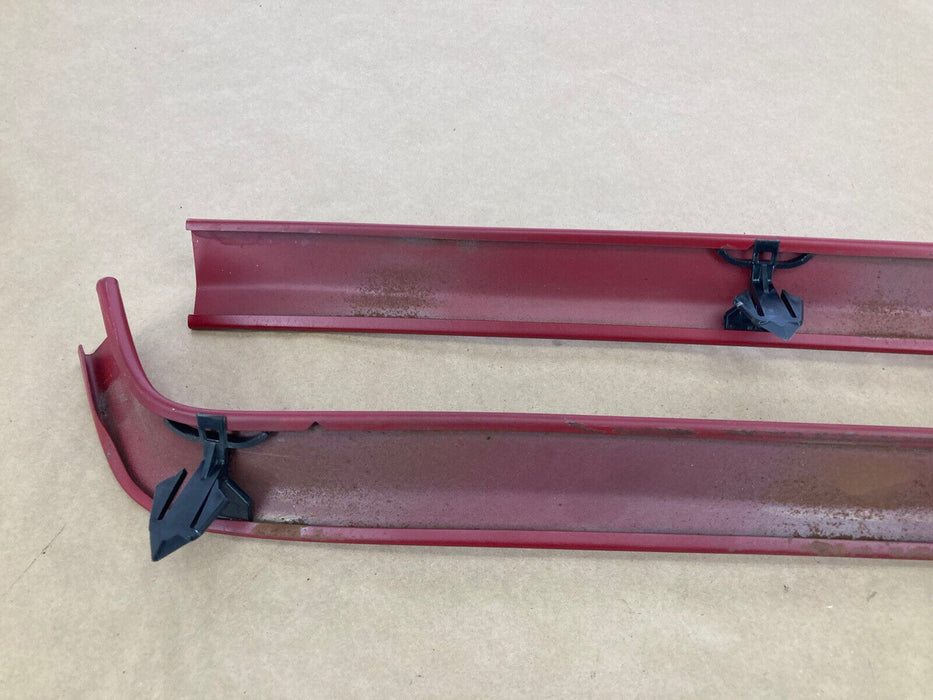 1976-1979 Cadillac Seville Windshield Upper Trim Red Pair Left Right OEM #1830M