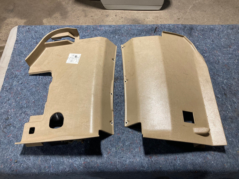 1992-1997 Volvo 850 GLT Under Dash Kick Panel Lower Trim Tan Pair OEM #678M