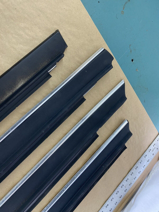 1981-1993 Volvo 240 244 245 Door Upper Sill Window Trim Door Set Of 4 OEM #2125E