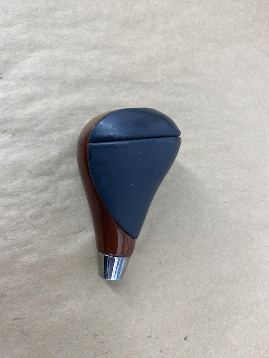 2007-2009 Lexus LS460 LS460L Wood & Black Leather Shift Knob OEM #2747E