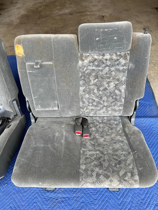 1998-2002 Isuzu Trooper Fabric Full Set Back Rear Seat Assembly OEM #926EM