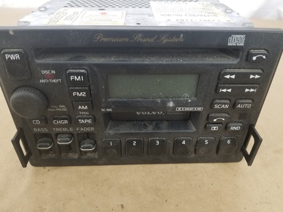 1996-1997 Volvo 850 850R Radio SC-815 CD AM FM Premium Sound System OEM #2878E