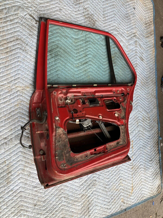 1982-1994 BMW E30 320i 318i 325i Rear Passenger Door Right RH Red OEM #2282M