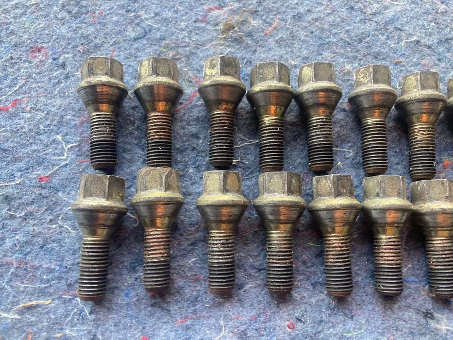 1986-1994 BMW 7 Series E32 Wheel Lugs Set Of 20 Nuts Studs Genuine￼ OEM #1169M