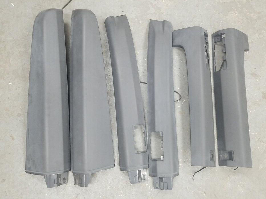 03-06 HONDA ELEMENT GRAY ROOF TRIM 6 PIECE SET PLASTIC EDGE TOP #CNj25