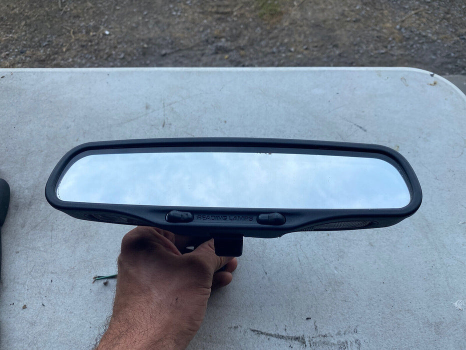 99-01 Isuzu Vehicross Auto Dimming Interior Rear View Mirror Black OEM #1681E