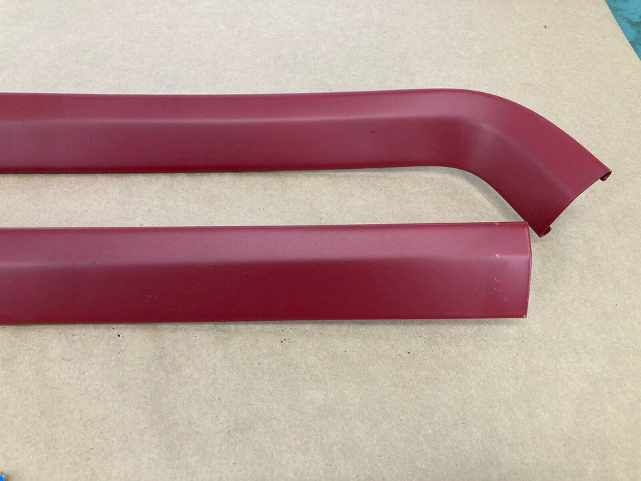 1976-1979 Cadillac Seville Windshield Upper Trim Red Pair Left Right OEM #1830M