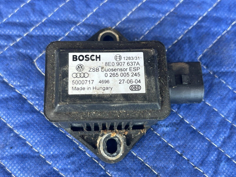 2003-2009 Audi S4 B6 B7 8E Acceleration YAW Rate Duo Sensor 8E0907637A OEM#490EM