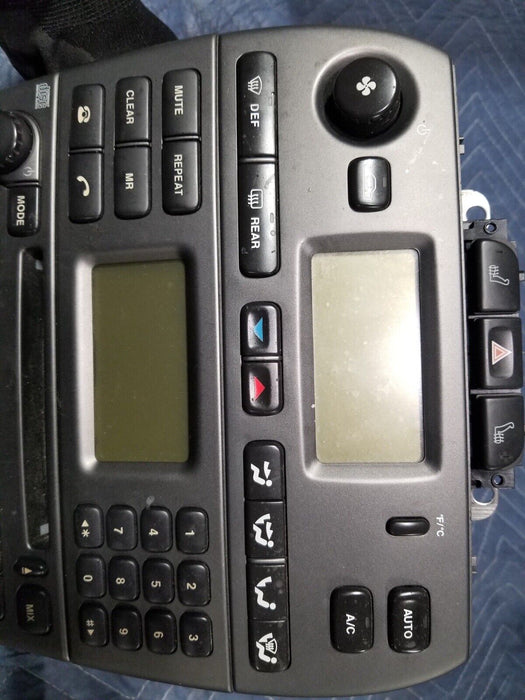 2002-2008 Jaguar X-Type 2.5 X400 Radio AM FM Climate Control Stereo OEM #2008E