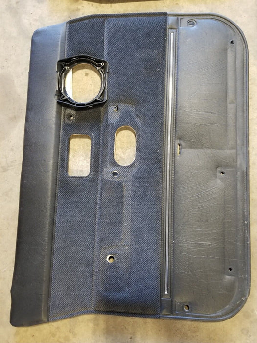 1986-1993 Volvo 240 242 244 245 Front & Rear Door Card Set Charcoal OEM #99AN