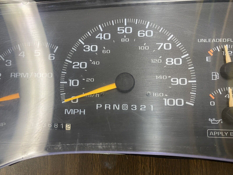 1995-2000 Chevy GMC C/K Silverado Gauge Cluster 163k Miles 16205325 OEM #2105EJ