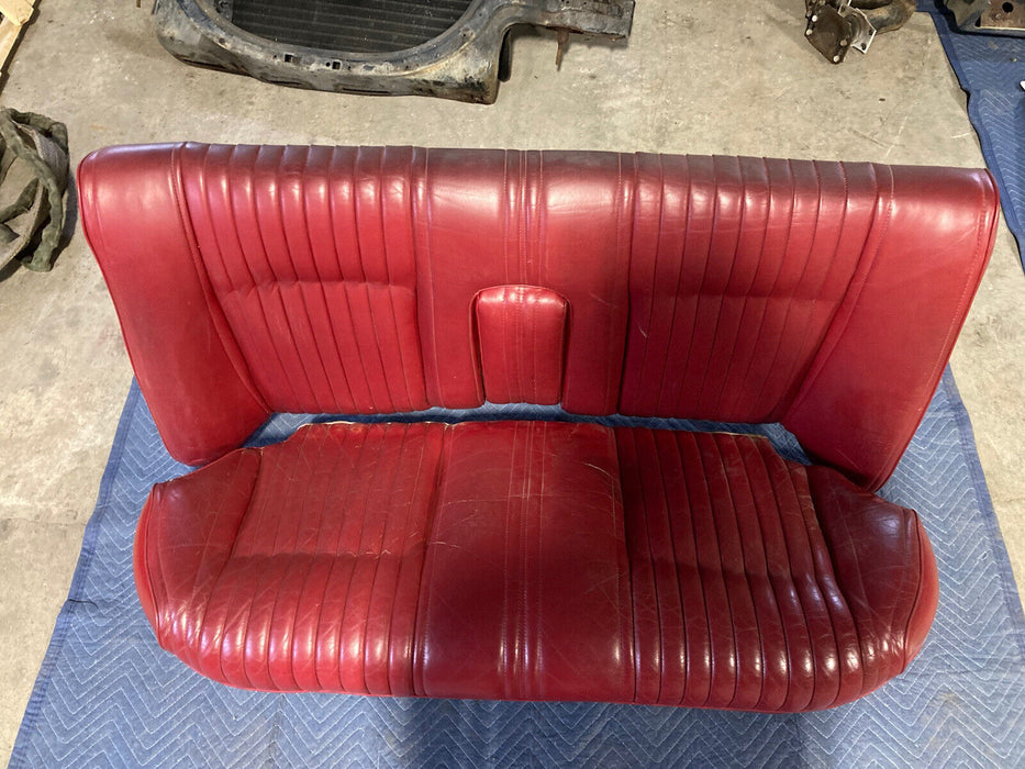 1976-1979 Cadillac Seville Rear Bench Seat Red Leather Sedan OEM #1747M