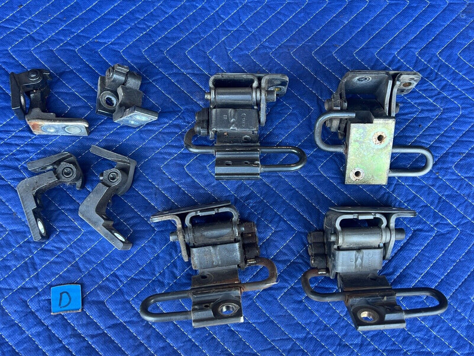 2003-2009 Audi S4 B6 B7 8E Front & Rear L & R Door Hinge Set 8E0833412 OEM#491EM